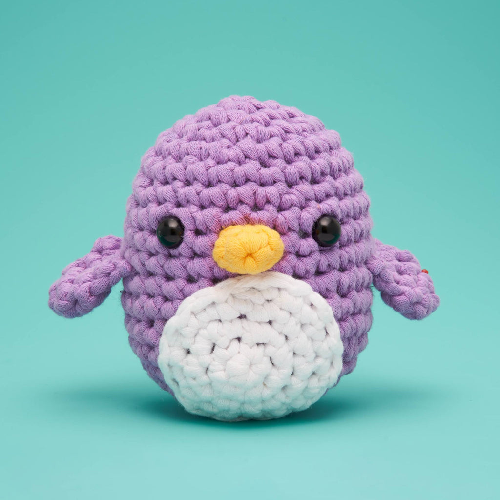 Pierre the Penguin Purple Crochet Kit